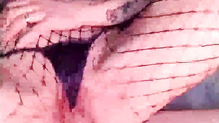 Rubbing between the buttocks followed by a good fuck