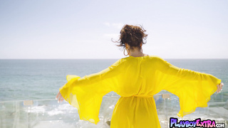 Latina MILF reveals her massive boobs