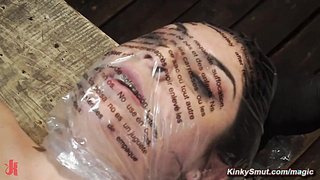 Locked in metal slave fingered