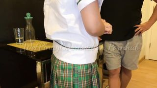 College Girl Pinay Pummeled and Creampied by her Landlord