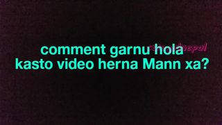 He Ravages me Swift with his Rigid Knob,nepali