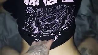 Teenie Latin Tart Deep Throating me off while Parents are in the other Apartment