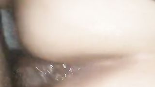 BIG BLACK COCK makes Japanese Queef Furiously