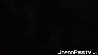 Bombshell from Japan filmed drenching her couch at a sleepover