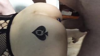 Japanese cuckold in Beijing. Internal Cumshot MMF