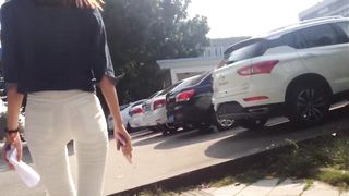 Candid Teenage Denim Bootie