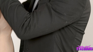 Apolo let Bastian Karim enjoy eating out his cock