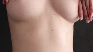 Big tits teen babe posed in lingerie