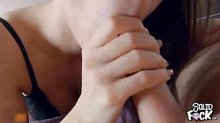 Romantic Sex Ended with Huge Cumshot on