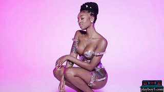 Big booty black MILF softcore porn video