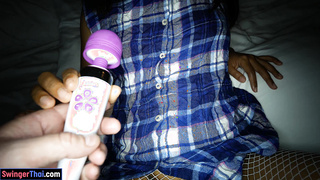 Thai wife enjoys it with white husband