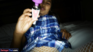 Thai wife enjoys it with white husband