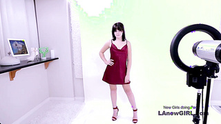 Super Hot Teen in Red Dress gets Fucked