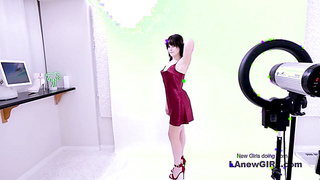 Super Hot Teen in Red Dress gets Fucked