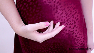 Super Hot Teen in Red Dress gets Fucked