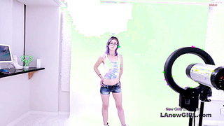 Inexperienced Sexy Model gets Pussy Fucked by Long Cock