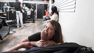 Sneaky Sex At The Barbershop