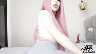 StepDaddy almost Finished in the Beautys Pussy