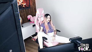 Anal on TIKTOK Stream with Stepsister