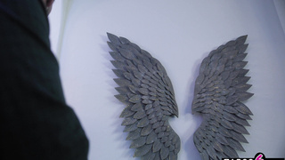 Stepmom and her stepsis fuck her stepson