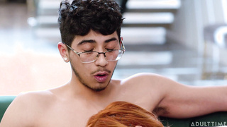 Stepson cum inside me and stop sex toy instead