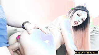 Fucked Reading Teen Stepsister