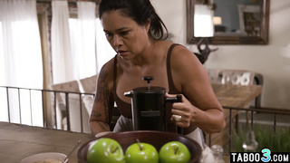 Guy analyzed a teen and asian MILF wife