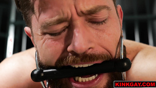 Inmate plays with officer Johnny Donovans cock