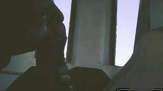 Sucking Big Dick on the Roof of the Building