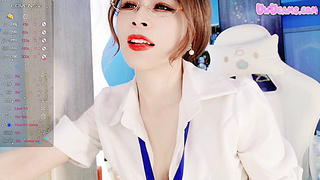 Hot Asian Teacher Playing With Her Pussy