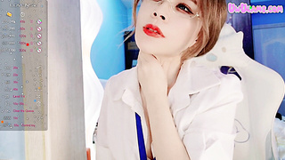 Hot Asian Teacher Playing With Her Pussy