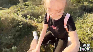 WTF PASSERERS CAUGHT US AND COME TO US DURING BLOWJOB