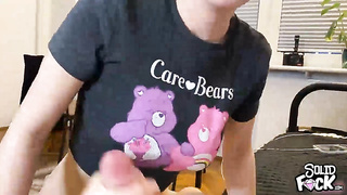 A Blonde from College took my Dick out of Friendship