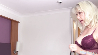 Lady Sextasy Milf With Natural Tits Masturbating - AGEDLOVE