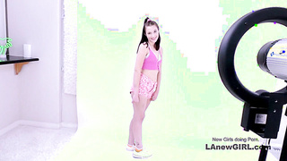 Girl looks Super Cute Blowing Long Cock Teen Castings