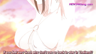 Horny Mom Lacting In Front of Stepson ▱ HENTAI Family Sex