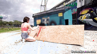 Hairy Riley Jean loves hard and huge