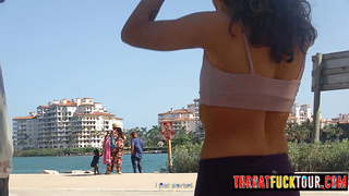 Yoga class and face fucking for hot teen