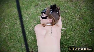 Anal Hooked Leashed Pussy Cat by Butt Plug