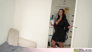 My busty stepmom made my erect again