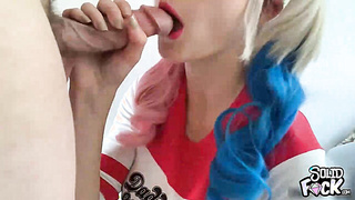 Who Knew Harley Quinn had DD Tits and could Deepthroat