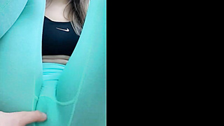 My Horny CREAMY Pussy didnt let me Finish my Workout