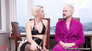 Slave is punished by MILF mistress