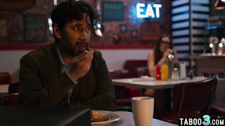 Desperate babe saved the family business