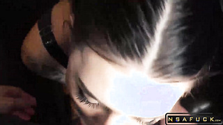 RUSSIAN ESCORT TEEN LETS ME CREAMPIE HER