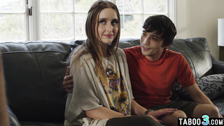 Teen fucked by BF and a [censored] counselor