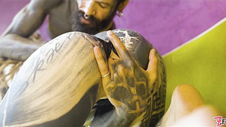 Ceci Milkymouzz takes Papi's long cock deep