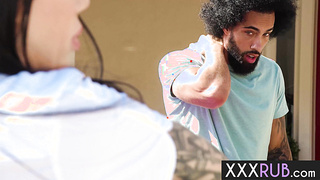 Wet and slippery sex with Lacey Jayne