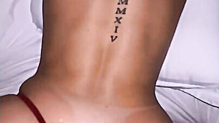 tan college babe gets fucked doggy style