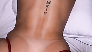 tan college babe gets fucked doggy style